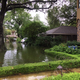 Flooding around Crochet’s home.